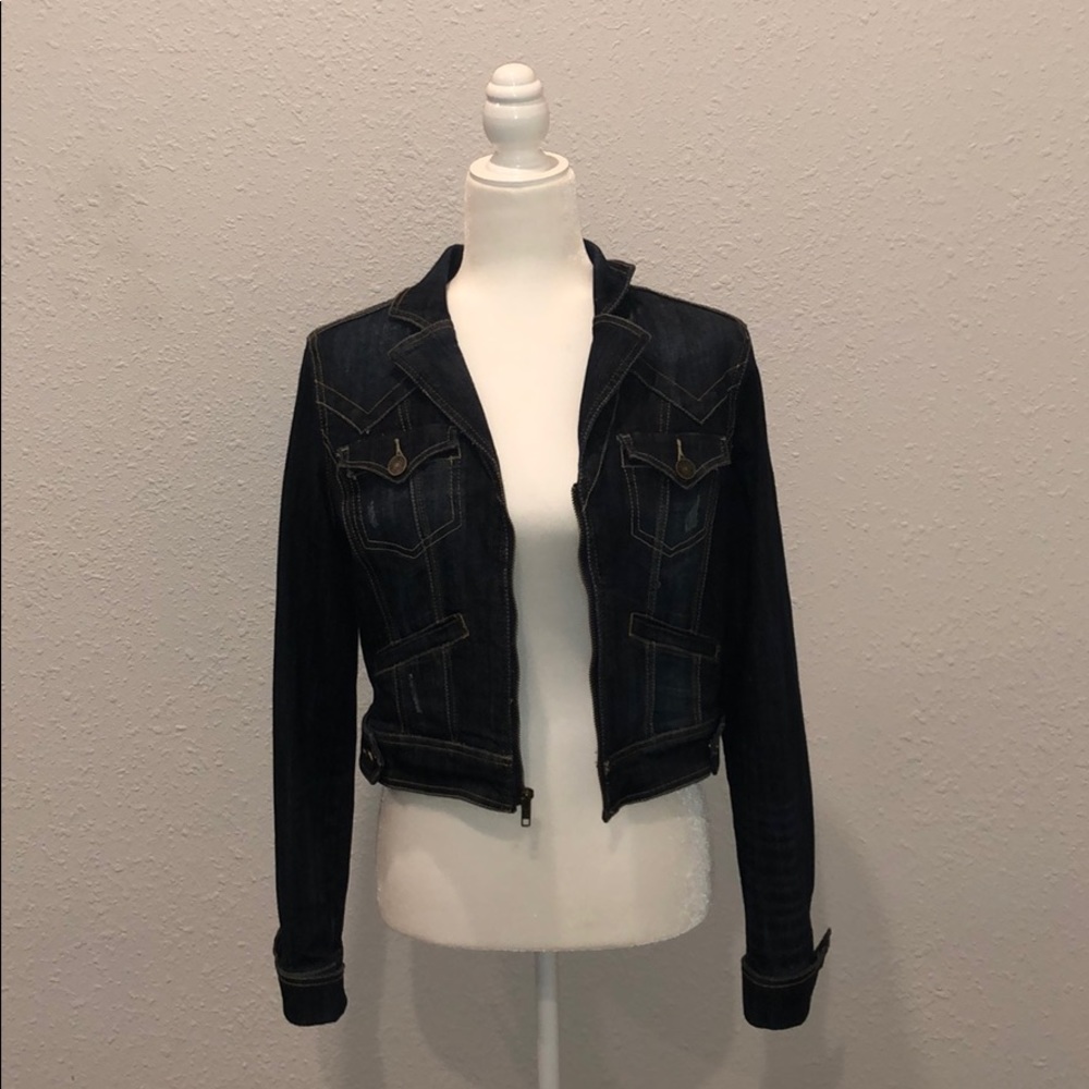 Kenzie Denim Cropped Jacket